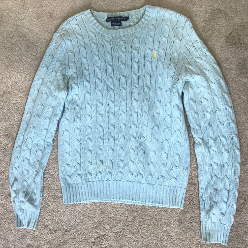 Ralph Lauren Light Blue Crewneck Sweater